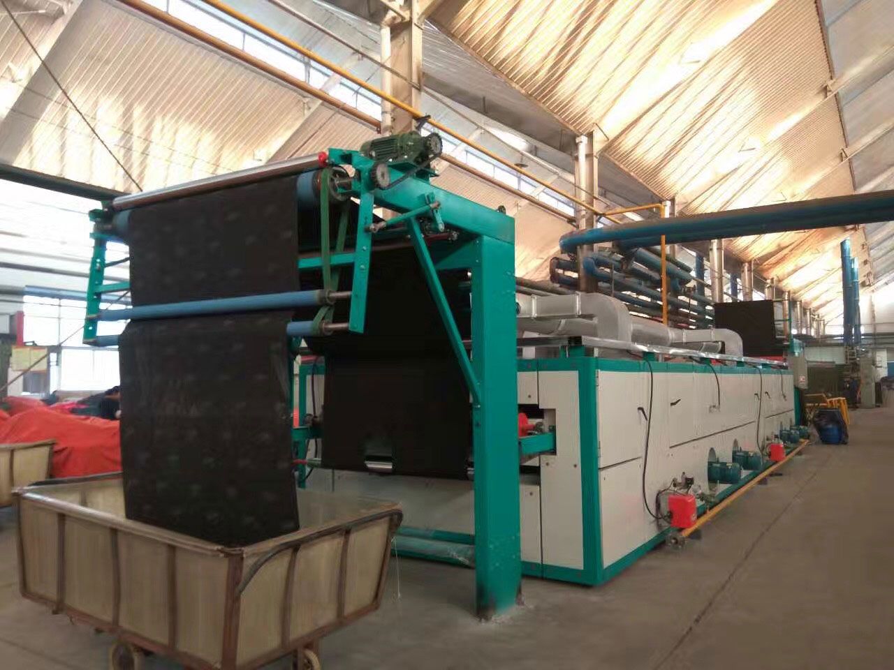 Monochrome scraper rotary screen printing machine